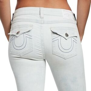 True Religion Women's Light Blue Jeans, Size 31 X 29